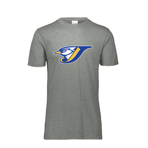 [FTSCUBGY-AS-LOGO1] Decker Men's Tri-Blend T-Shirt - Short Sleeve (Adult S, Gray, Logo 1)