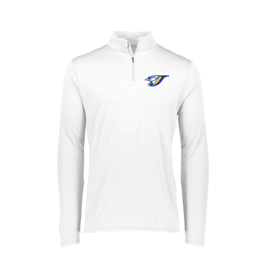 [FTLQFLWH-FAXS-LOGO1] Decker Women's Flex-Lite 1/4 Zip Shirt (Female Adult XS, White, Logo 1)
