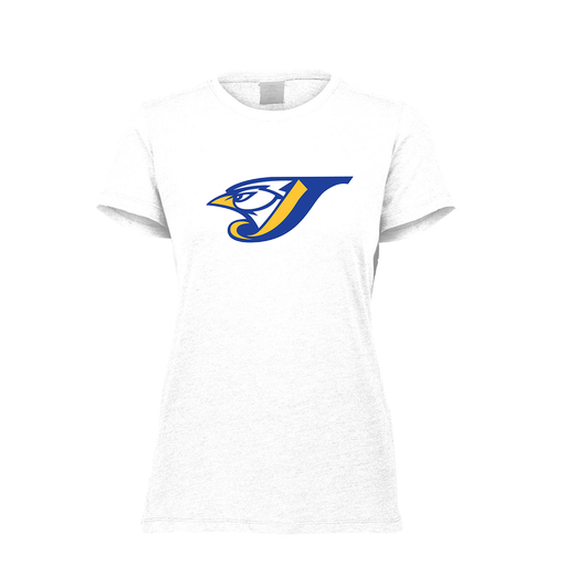 [FTSCUBWH-FAXS-LOGO1] Decker Women's Tri-Blend T-Shirt - Short Sleeve (Female Adult XS, White, Logo 1)