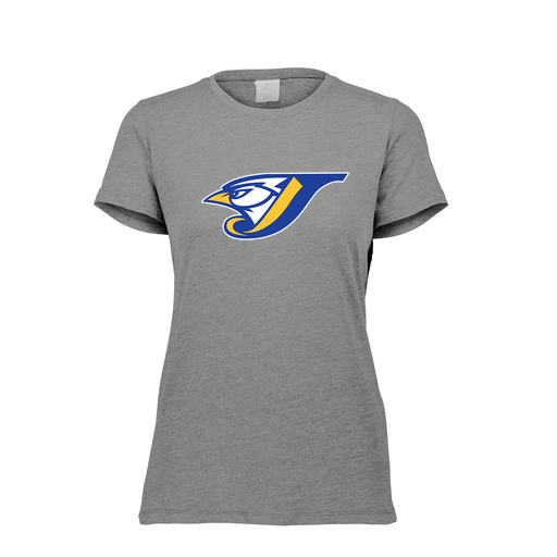 [FTSCUBGY-FAXS-LOGO1] Decker Women's Tri-Blend T-Shirt - Short Sleeve (Female Adult XS, Gray, Logo 1)