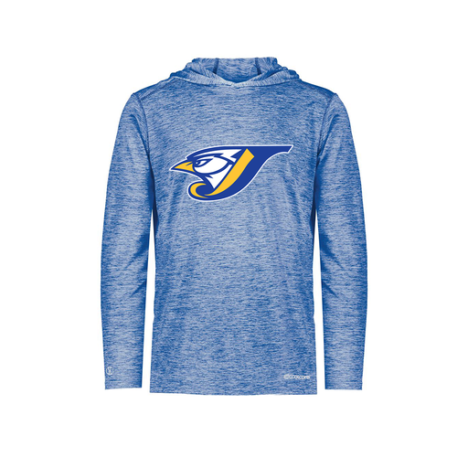 [FOLHCGRY-YS-LOGO1] Decker Youth Charge Hoodie (Youth S, Royal, Logo 1)