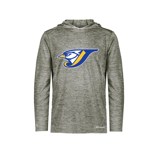 [FOLHCGGY-YS-LOGO1] Decker Youth Charge Hoodie (Youth S, Gray, Logo 1)